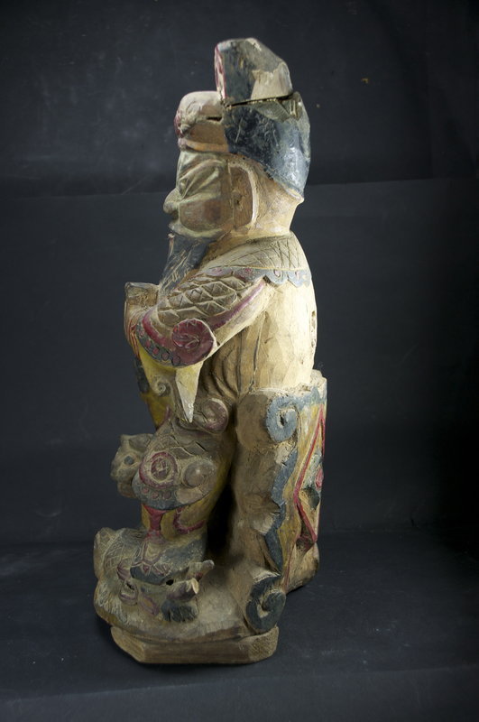 Statue of God Hung Hsien Tati, China, 19th C.