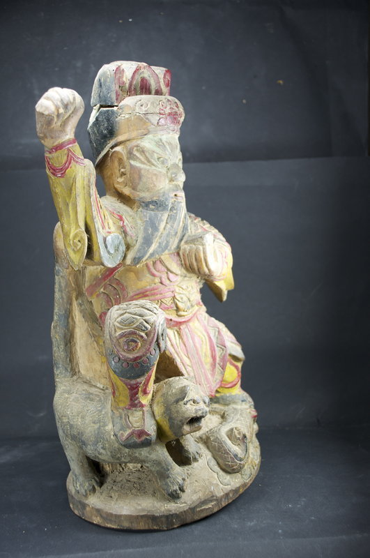 Statue of God Hung Hsien Tati, China, 19th C.