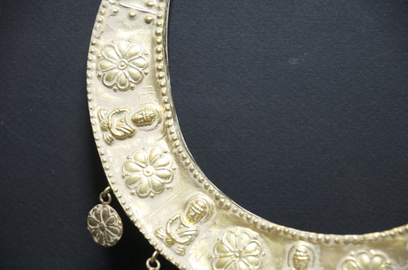 Gilt Silver Buddhist Necklace, 19th C.