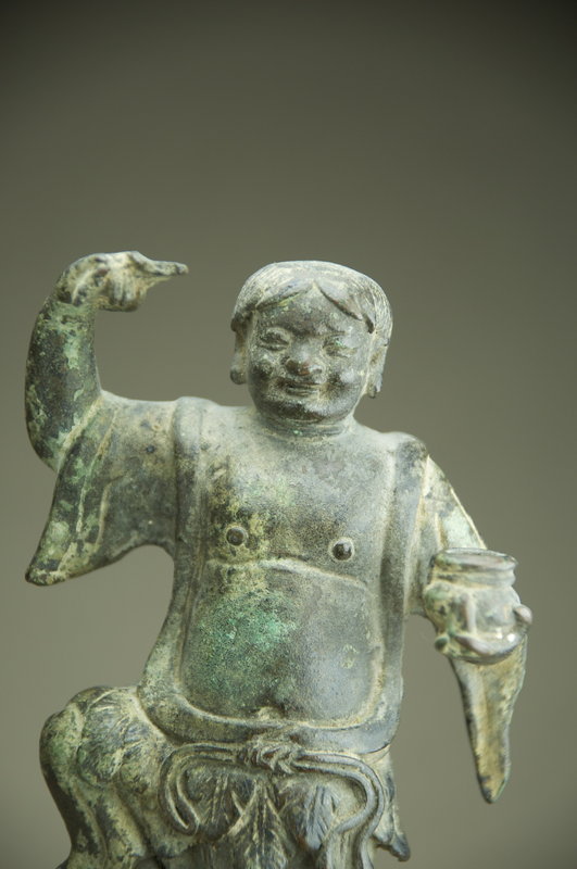 Rare Statue of Liu Hai, Ming Dyn.