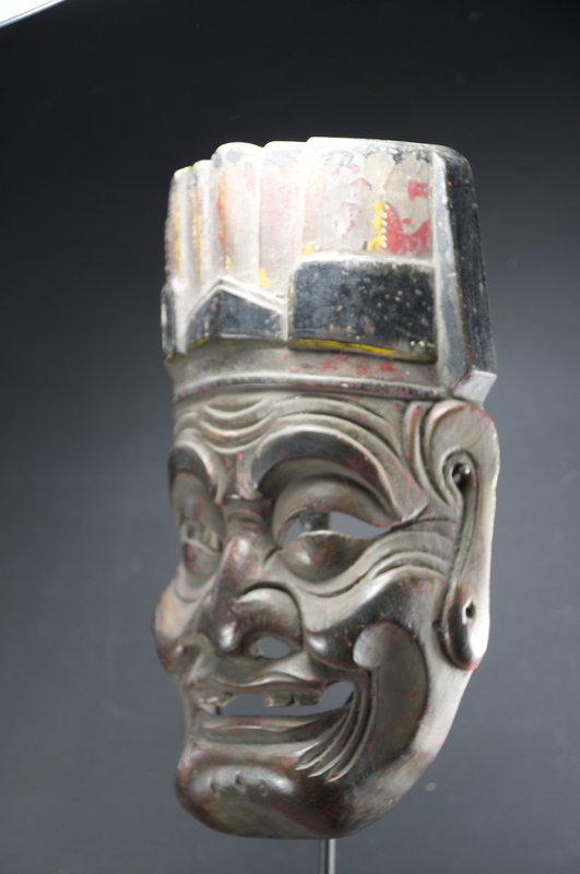 &quot;Nuo&quot; Theater Mask of Tudigong, China, Early 19th C.