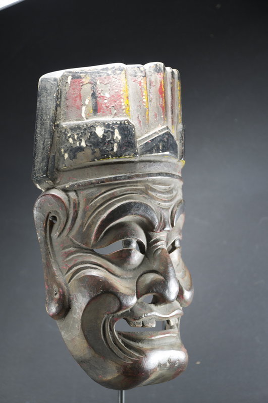 &quot;Nuo&quot; Theater Mask of Tudigong, China, Early 19th C.