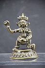 Small Statue of Bhairava, Tibet, Early 19th C.