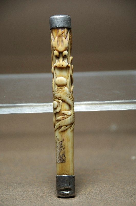 Ivory &amp; Silver Cigarette Holder, China, Early 20th C.