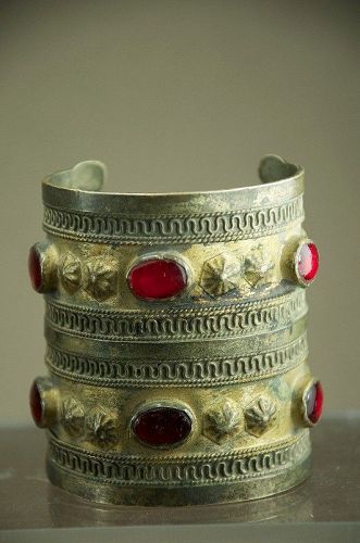 Turkmen Silver Alloy Bracelet, Afghanistan