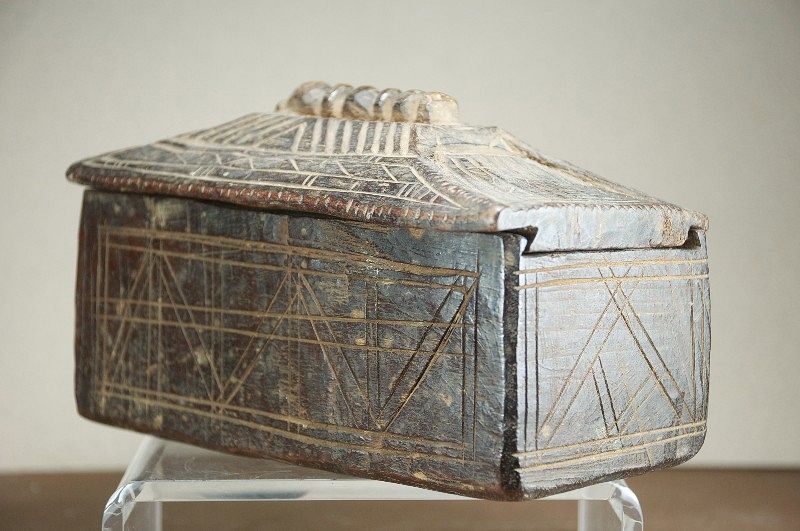 Fine Salt Box, Nepal, 19th C.