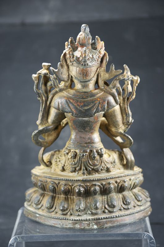 Statue of Bodhisattva Manjusri, Tibet, 19th C.