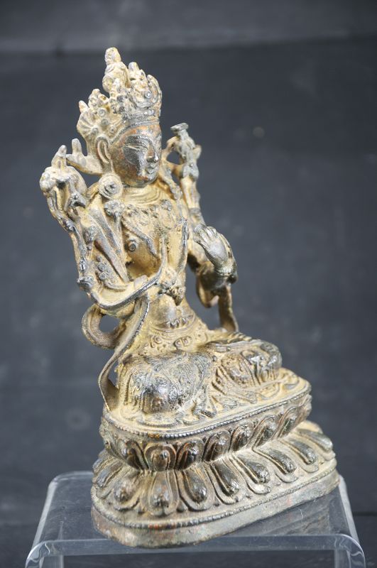 Statue of Bodhisattva Manjusri, Tibet, 19th C.