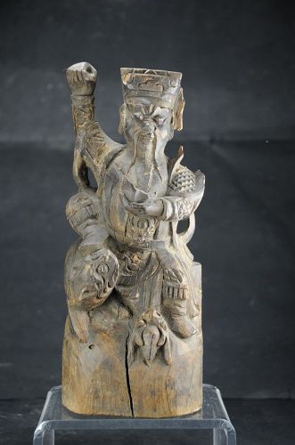 Statue of Chao Kung Ming, God of Wealth, China, 19th C.