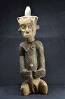 Rare Female Figurine,  R.D. Congo, Dengese Ethnic Group