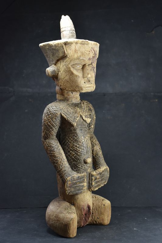 Rare Female Figurine,  R.D. Congo, Dengese Ethnic Group