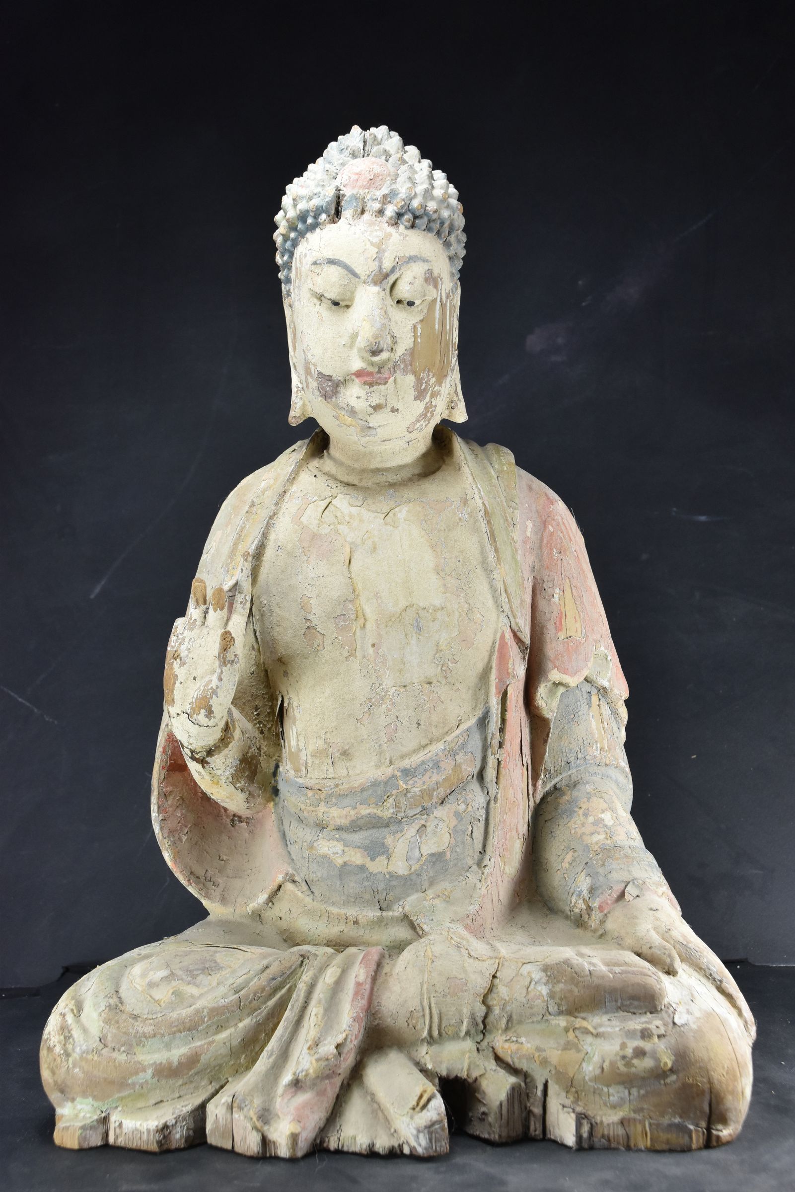 Statue of Buddha Sakyamuni, China, Qing Dynasty, 18th C.