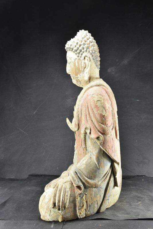 Statue of Buddha Sakyamuni, China, Qing Dynasty, 18th C.