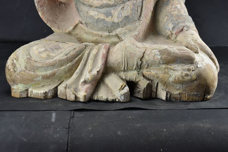 Statue of Buddha Sakyamuni, China, Qing Dynasty, 18th C.