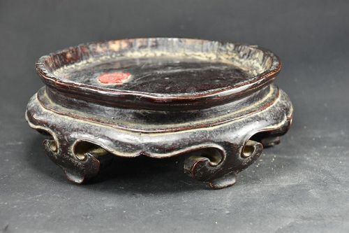 Circular Wood Stand # 1, China, Qing Dynasty