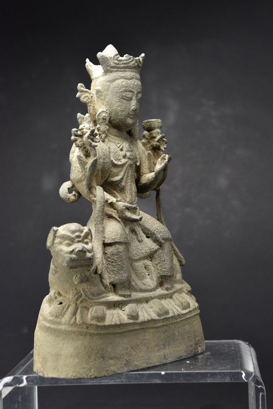 Statue of Wenshu, China, Late Yuan/Early Ming Dynasty