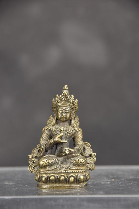 Tiny Statue of Adibuddha Vajrasattva, Tibet, 19th C.