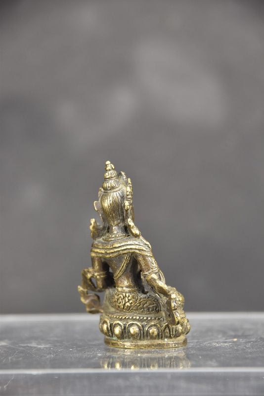 Tiny Statue of Adibuddha Vajrasattva, Tibet, 19th C.