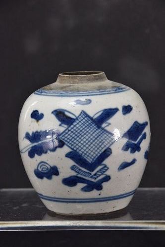 Small Porcelain Jar # 1, China, Qing Dynasty