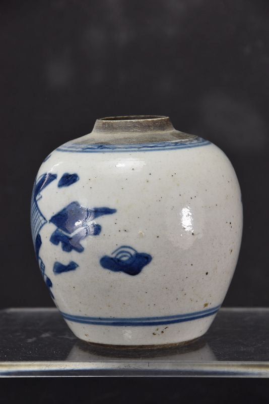 Small Porcelain Jar # 1, China, Qing Dynasty