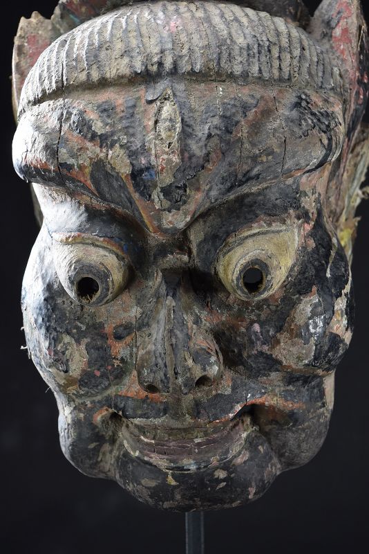 Rare &amp; Important Mask of a Demon, China, Early 19th C.