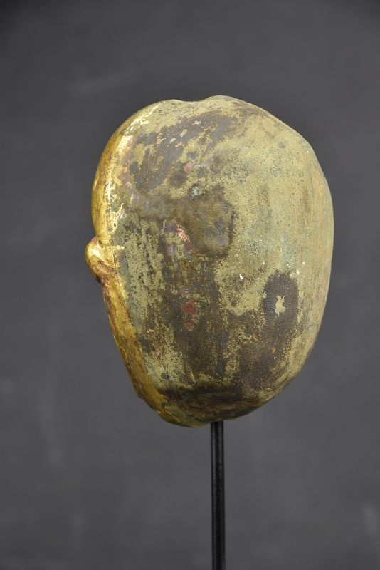 Gilt Bronze Citipati Head, Tibet, 19th Century
