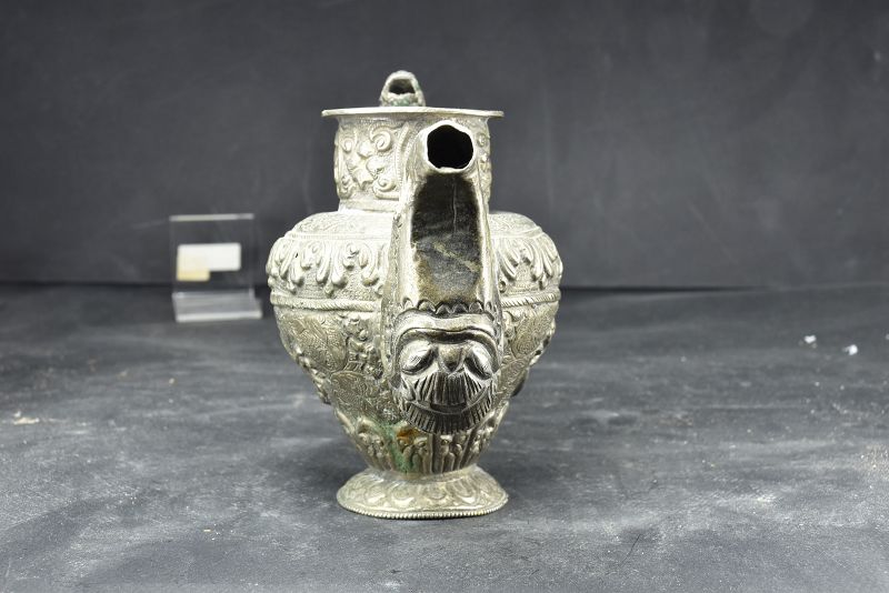 Silver Pot, Tibet, 19th Century