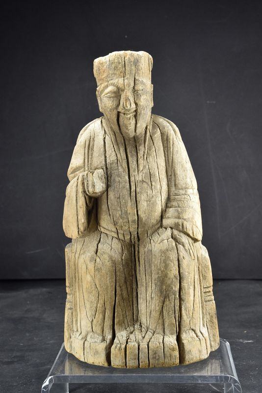 Statue of a Taoist Deity, China, Yuan/Early Ming Dynasty