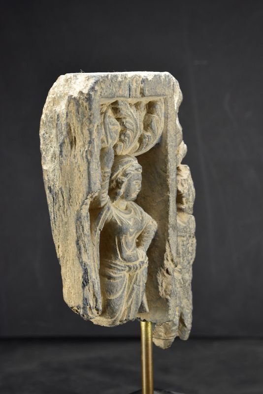 Fragmentary Stone Relief , Gandhara, Ca. 3rd C.