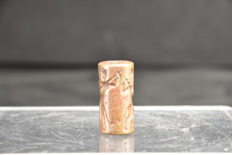 Bronze Cylinder Seal, Bactria, ca. 400 BC