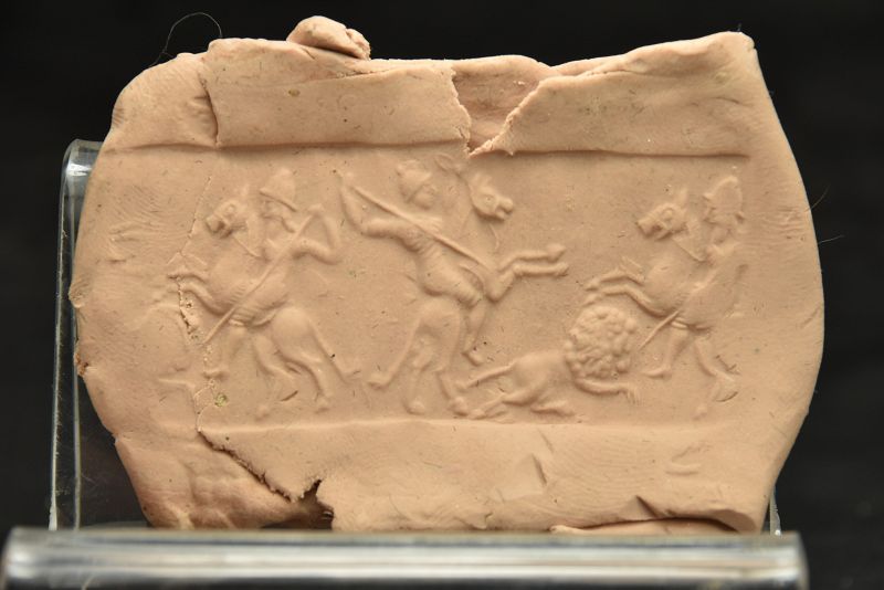 Bronze Cylinder Seal, Bactria, ca. 400 BC