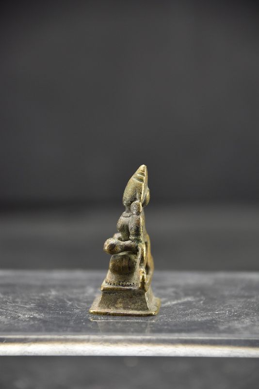 Miniature Statue of Goddess Annapurna, India, 17th C.