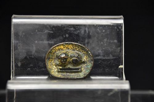 Gilt Bronze Applique, China, Liao Dynasty