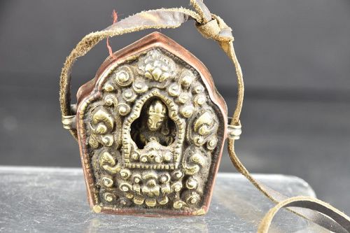 Miniature "ghau", Tibet, 19th C.
