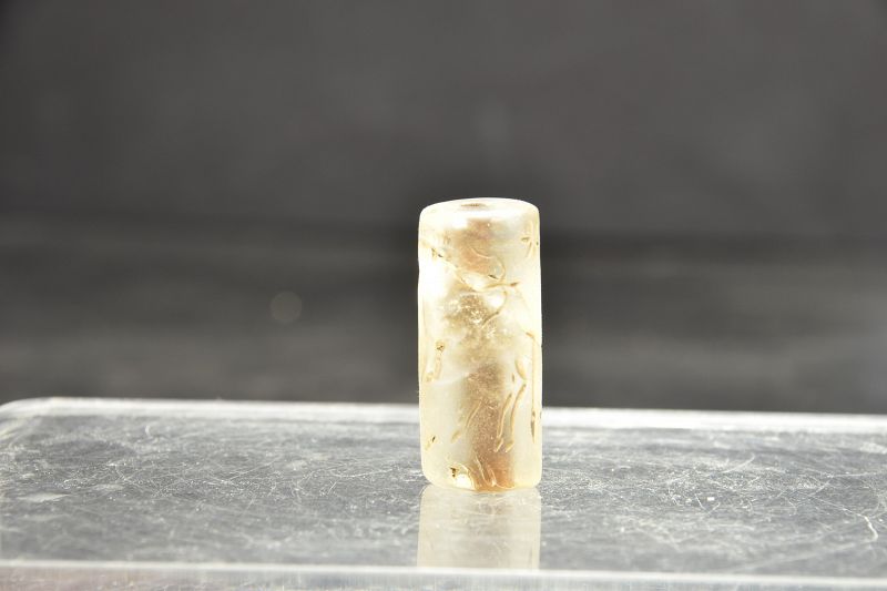 Cylinder Seal, Rock Crystal, Bactria, Ca. 2nd C.