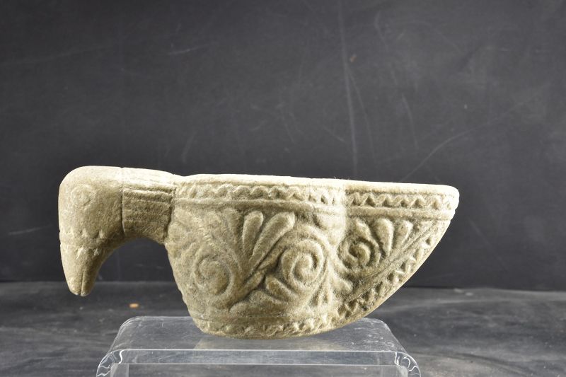 Steatite Oil Lamp, Bactria, Ca. 2nd Century B.C.