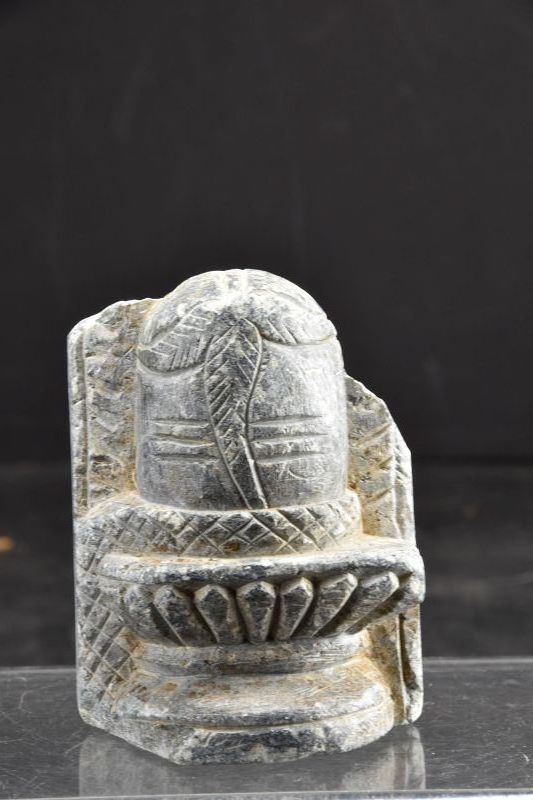 A Pair of Stone Shiva LIngam, India, Early 19th C.