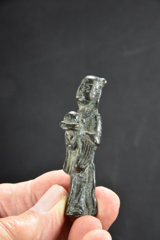 Miniature Statue of a Buddhist Devotee, China, Ming Dynasty