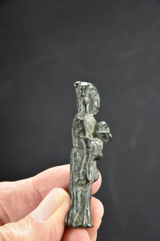 Miniature Statue of a Buddhist Devotee, China, Ming Dynasty