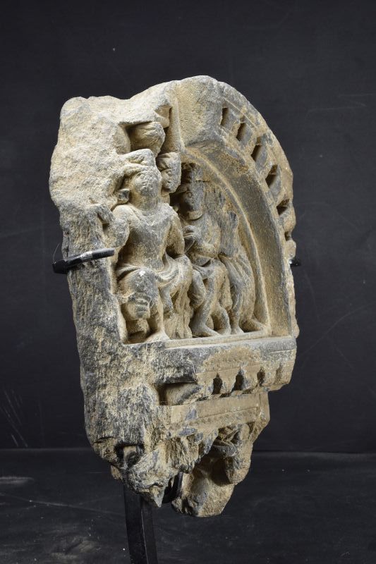 Relief Fragment Gandhara Graeco-Buddhist Art, Ca. 3rd Century