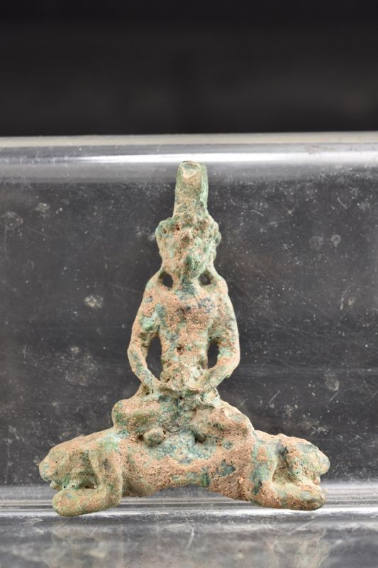 A Rare Miniature Buddhist Amulet, Gandhara, Ca. 3rd Century