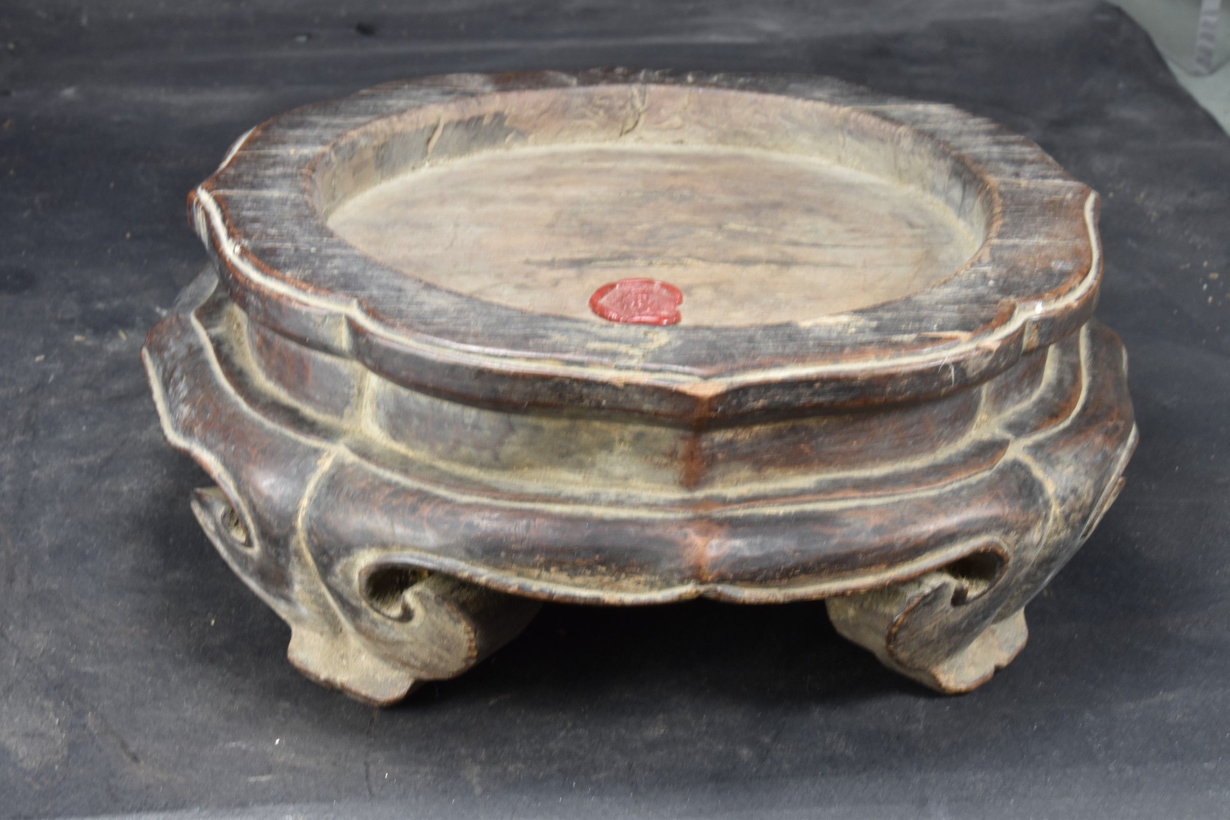 Circular Wood Stand # 6, China, Qing Dynasty