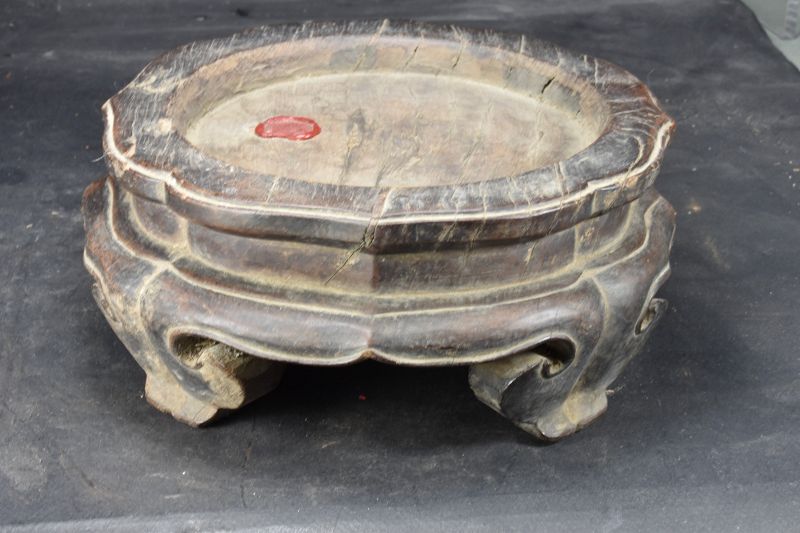 Circular Wood Stand # 6, China, Qing Dynasty