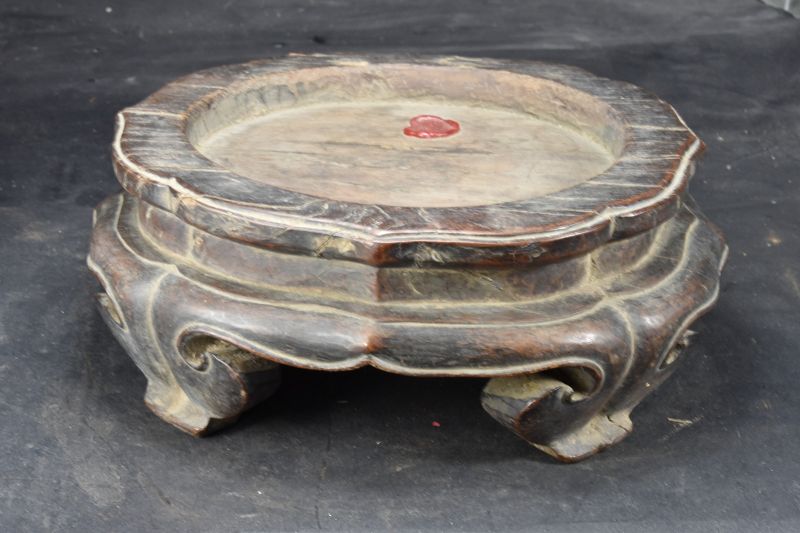 Circular Wood Stand # 6, China, Qing Dynasty