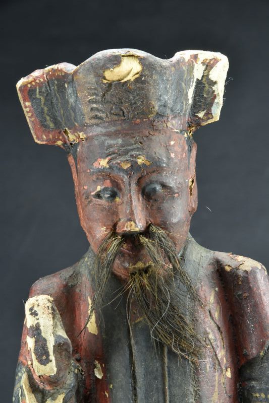 Statue of a Taoist Exorcist, China, Early 20th C.