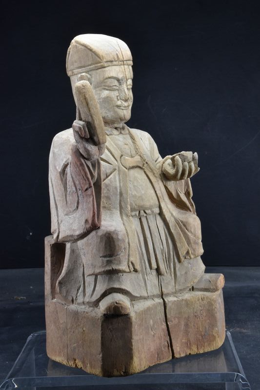 Statue of a Taoist Deity, China, Early 19th C.