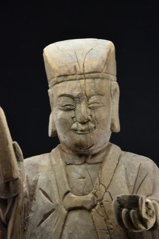 Statue of a Taoist Deity, China, Early 19th C.