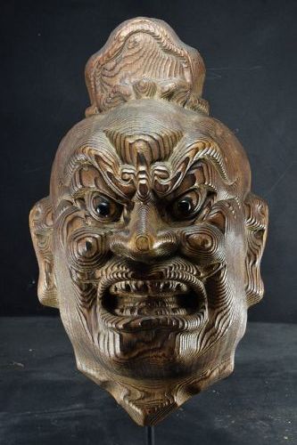 Mask of Kongorishiki Nio, Japan, Early 20th Century