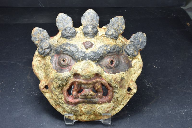 Rare Mahakala Mask, Tibet, Early 20th Century