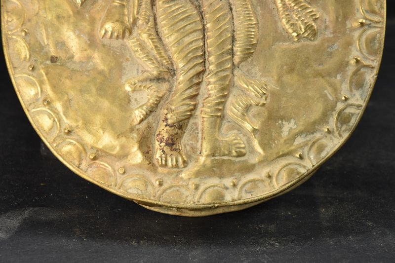 Important Gilt Bronze Gourd,Gandhara, Ca. 4th C.